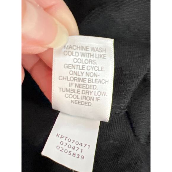 J.Jill size M pants black pull-on stretchy high-rise boot cut office walking - Picture 8 of 8